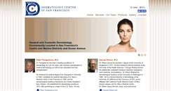 Desktop Screenshot of dermcentersf.com